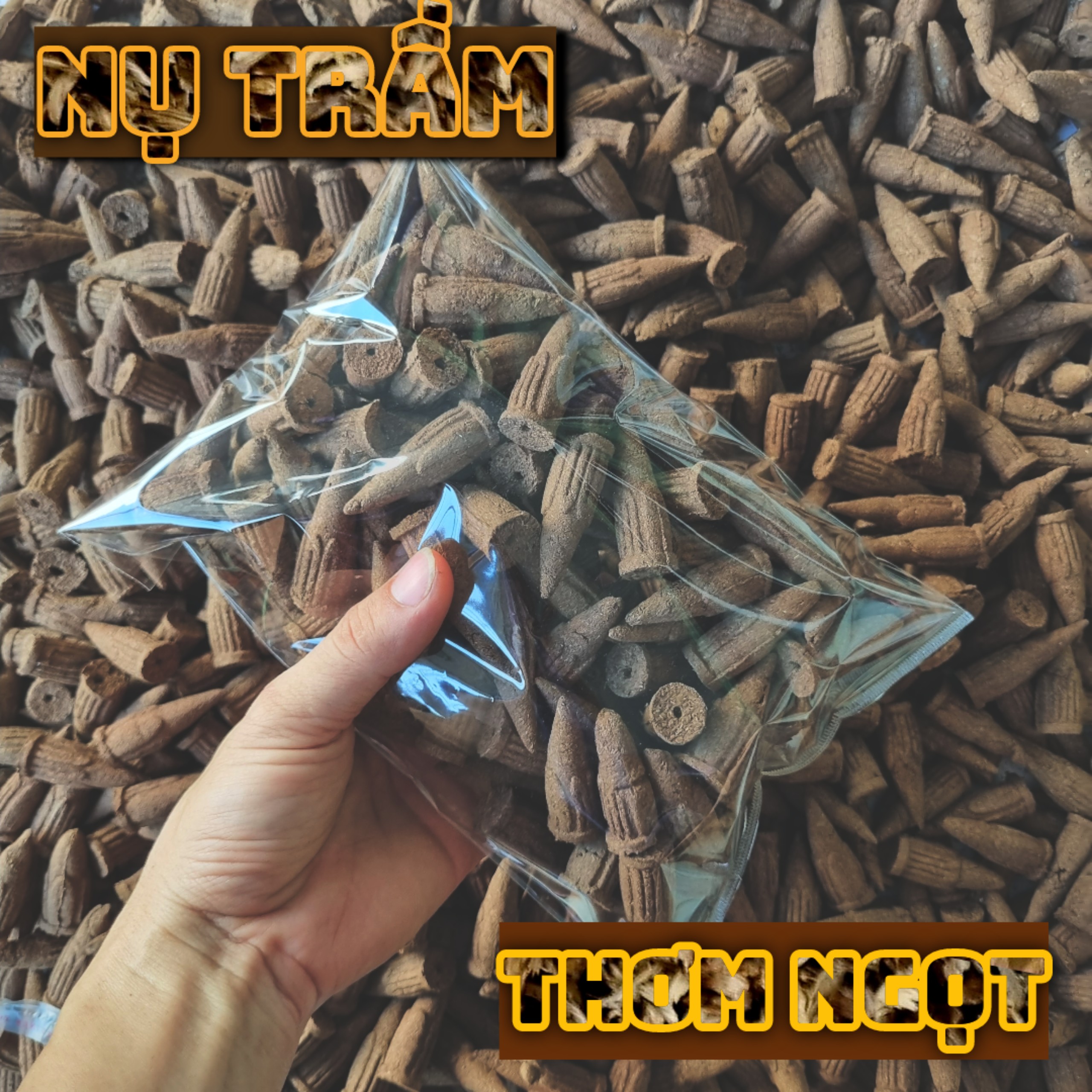 Gói trầm nụ 500g thơm diệu nhẹ không cây mắt hàng tự nhiên 100% [Xưởng Trầm Âu Lạc] khoản 250 nụ