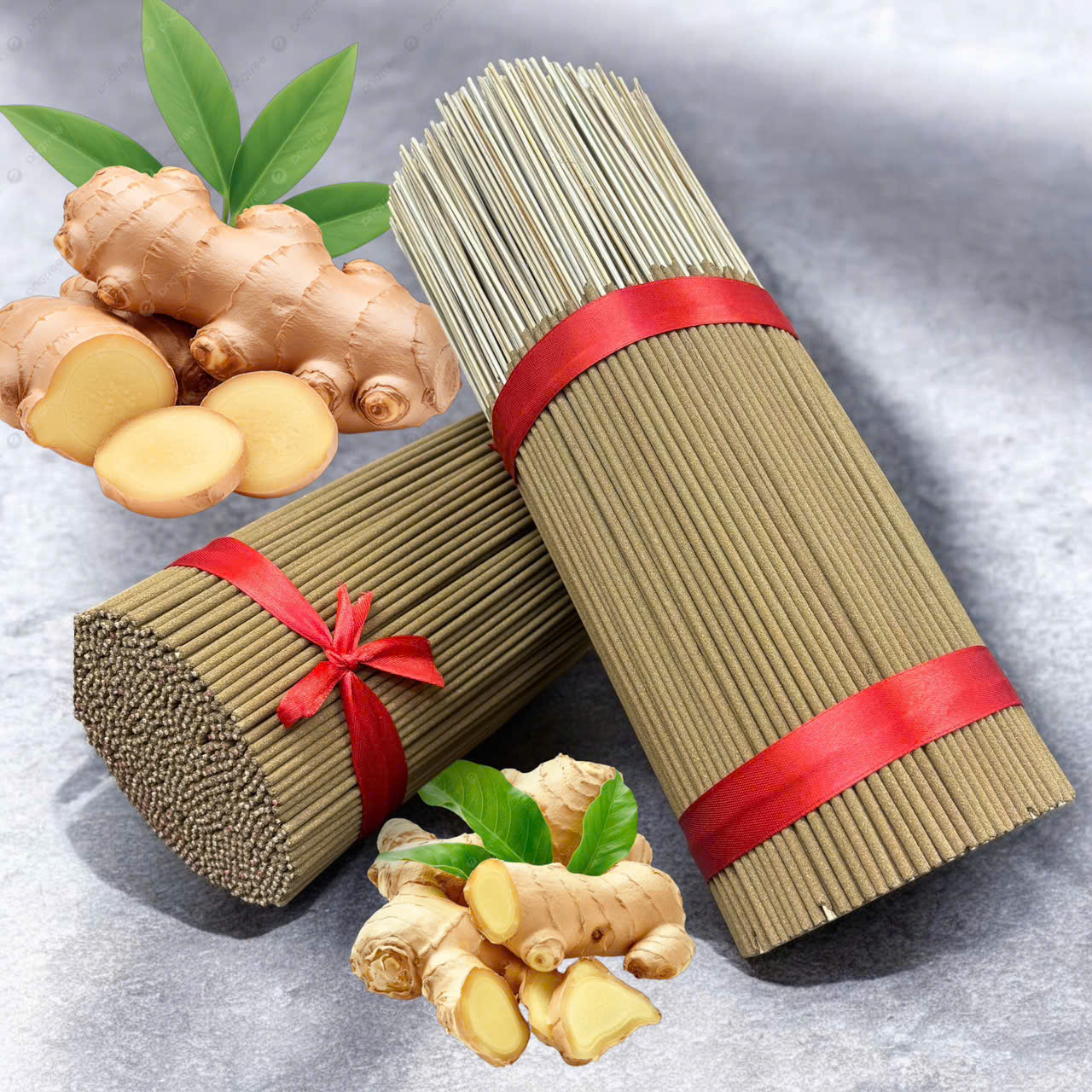 Nhang Gừng thảo Mộc Cao Cấp Bó 440 Cây Mùi Gừng Đặt Trưng Xông Nhà Tẩy uế